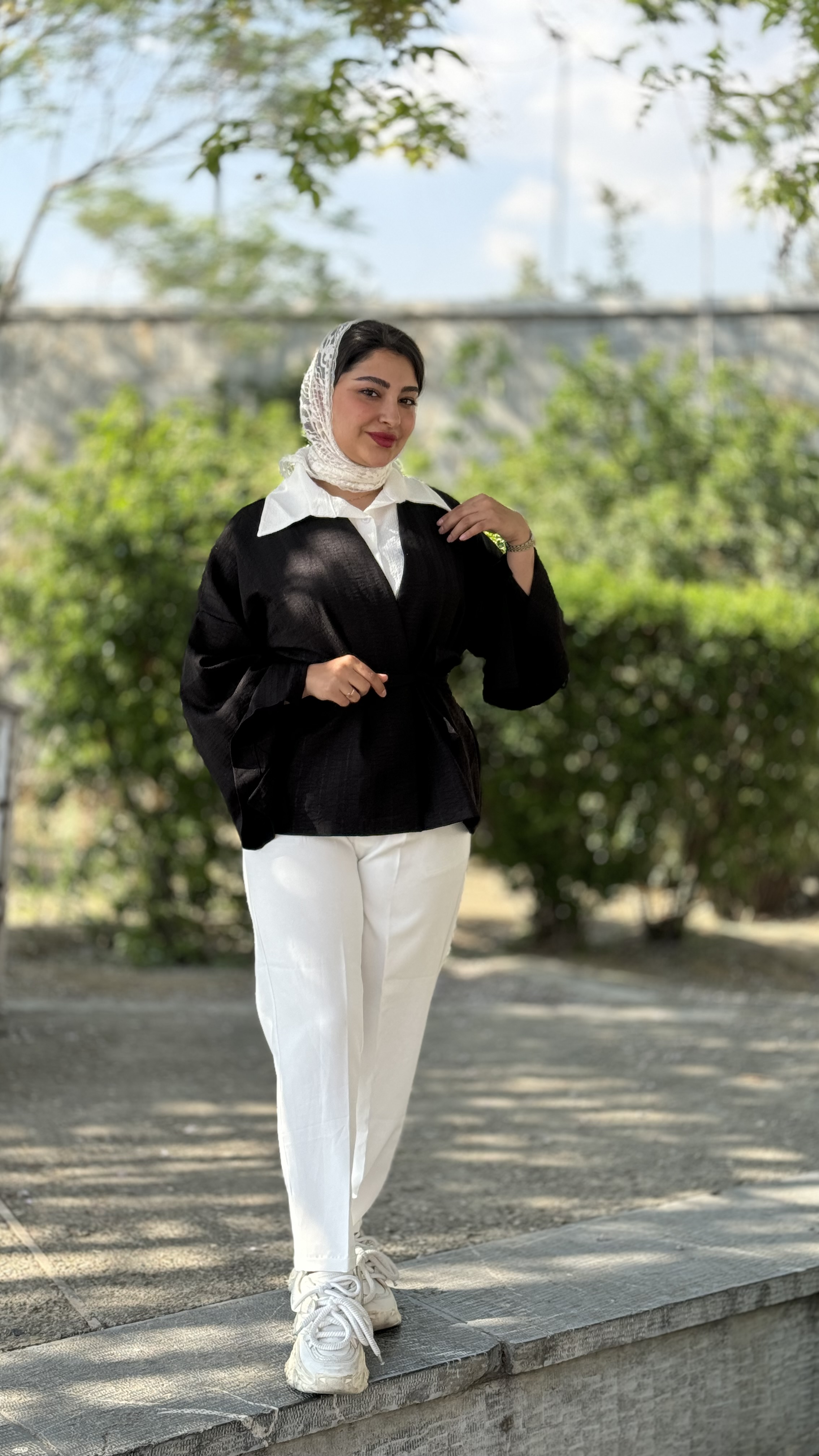 کت لمه عروسکی رنگ مشکی کت دخترانه کت بهاره لباس زنانه لباس خنک کت‌خنک کت ترند