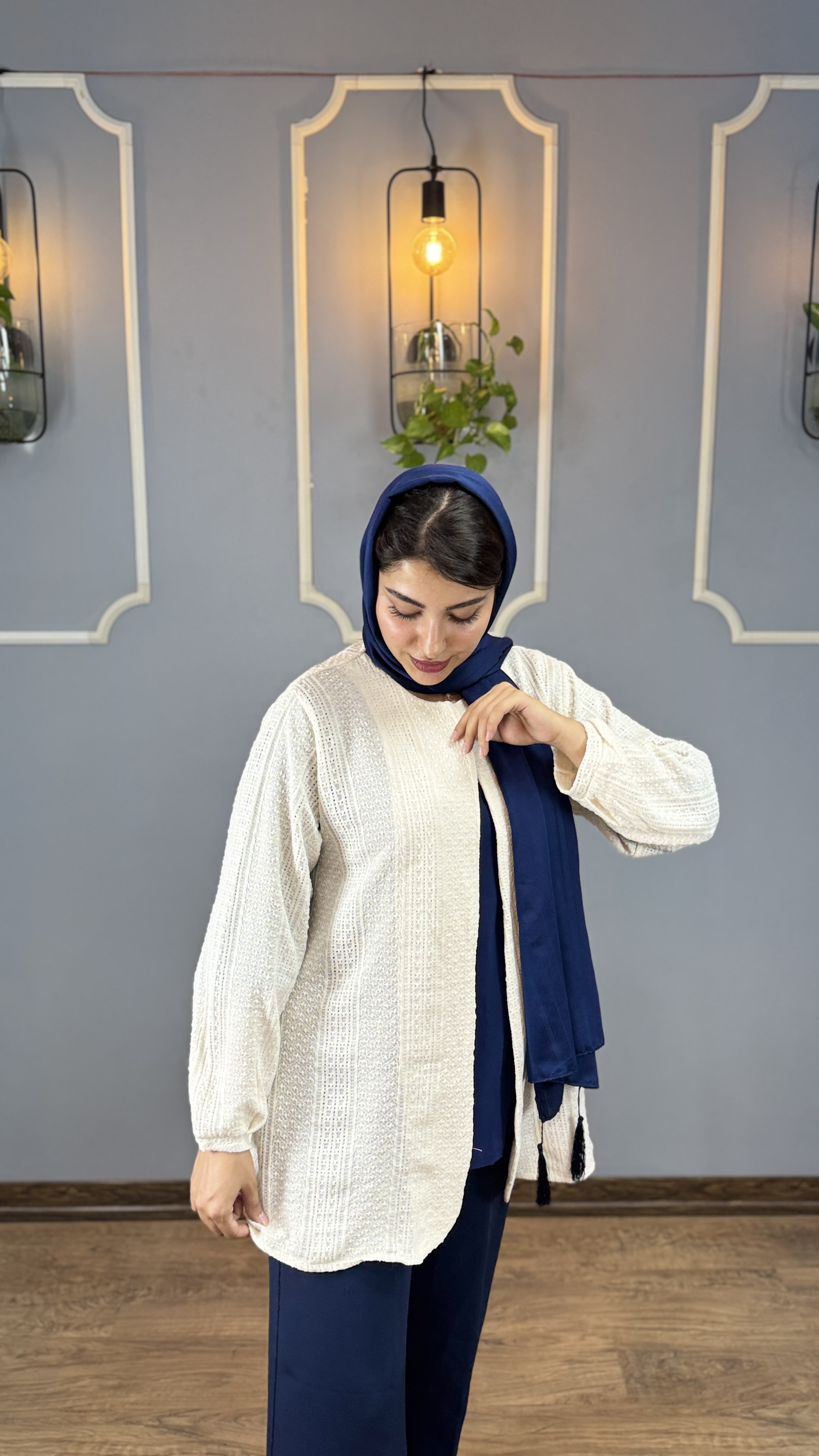 مانتو مراکشی سفید