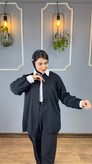 مانتو مراکشی مشکی